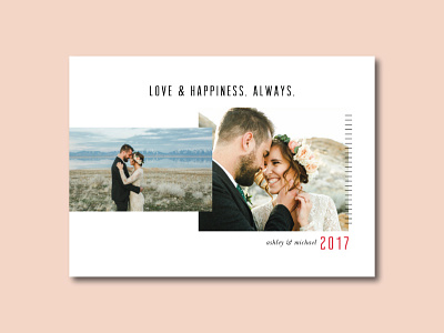 Love & Happiness Always Christmas Photo Card