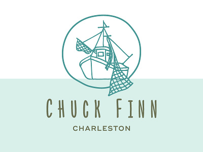Chuck Finn Shrimp Boat Logo apparel boat charleston clothes coastal cute erika firm kids lowcountry shrimp shrimp boat south carolina