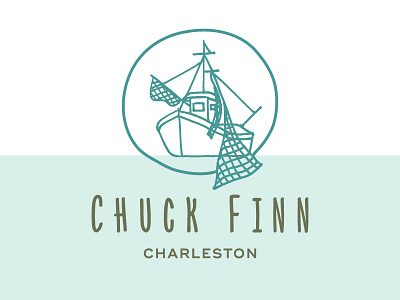 Chuck Finn Shrimp Boat Logo