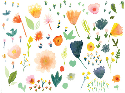 Spring Flowers Painting