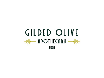 Gilded Olive Apothecary Logo