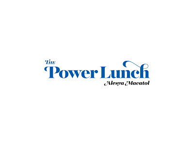 The Power Lunch by Alesya Macatol Logo