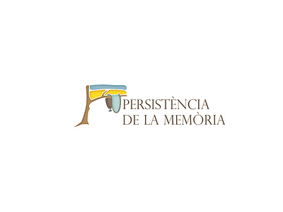 Persistencia De La Memoria - Logo art branding design flat illustration logo vector