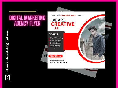 Digital Marketing Agency Flyer banner design brochure design business card design digital marketing agency flyer facebook banner facebook post flyer design flyer template instagram banner instagram post marketing flyer poster design twitter banner twitter post