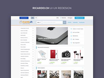 Ricardo.ch / Redesign