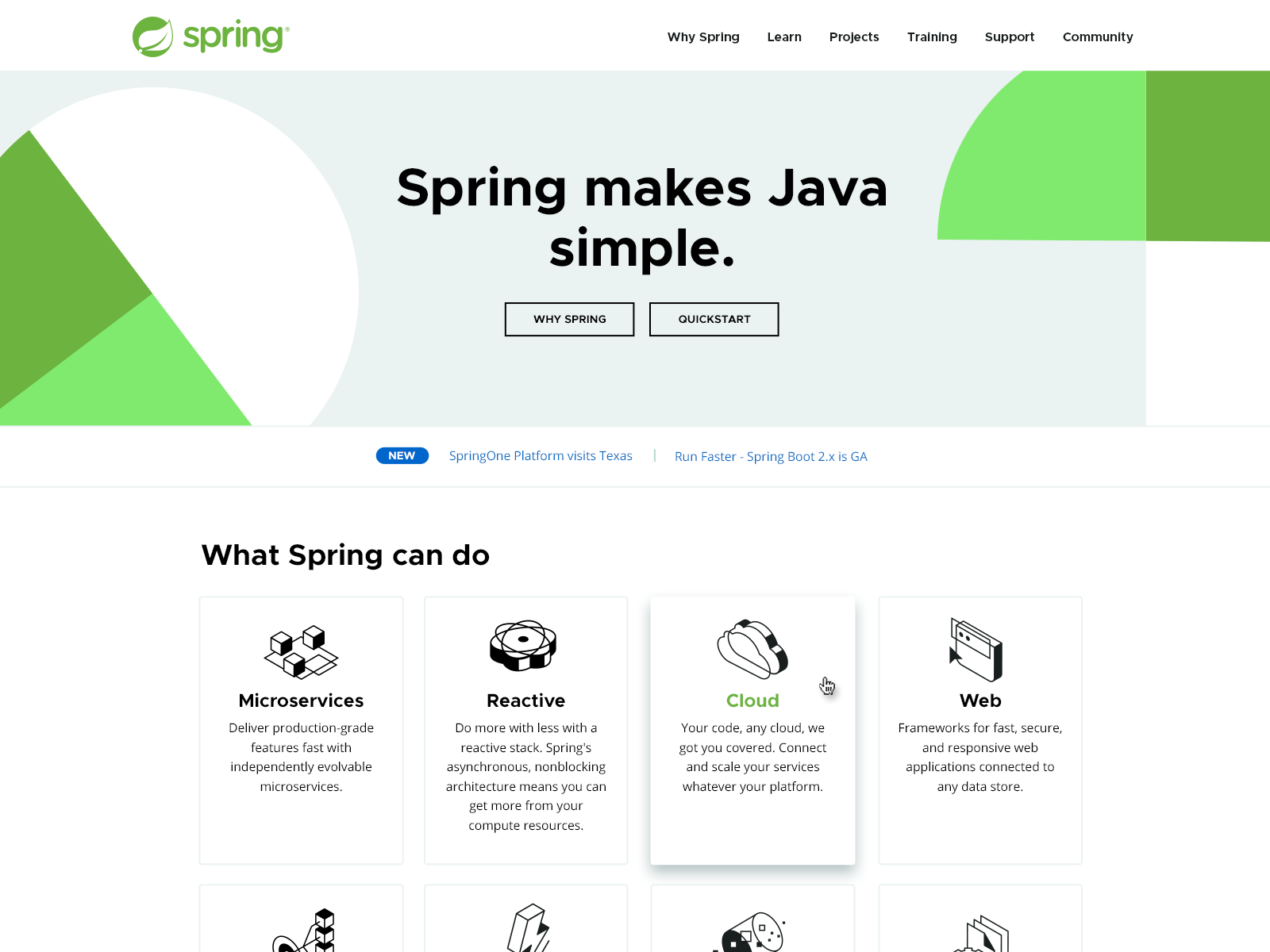 java spring io