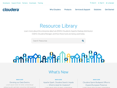 Cloudera - Resource Library clean cloudera documents enterprise hadoop help center library light resource software website