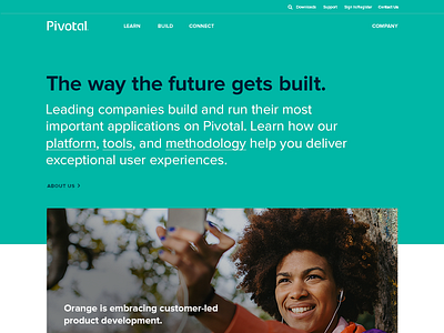 Pivotal.io Updated Home Page