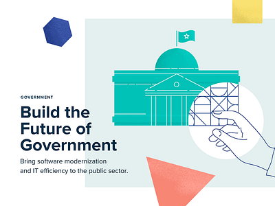 Government Illustration - Software Modernization