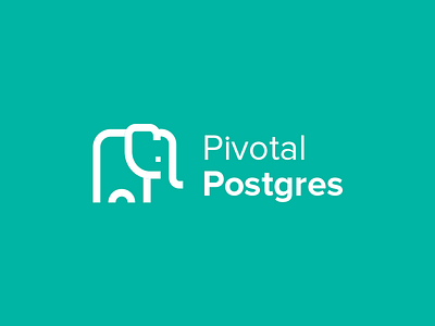 Postgres Logo big data branding database elephant elephant logo line logo postgres postgresql simple symbol unused