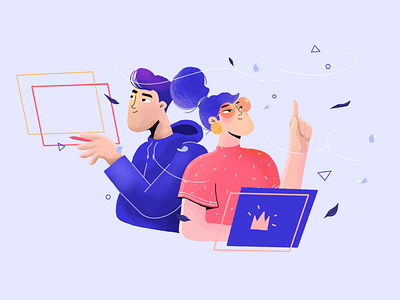 Landing Page Illustration design illustration web