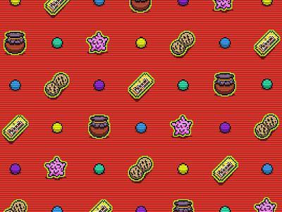 Otro bolo candy holiday mexican candy pattern pixel pixel art