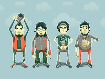 Cormano Team avatar friends pixel pixel art videogames