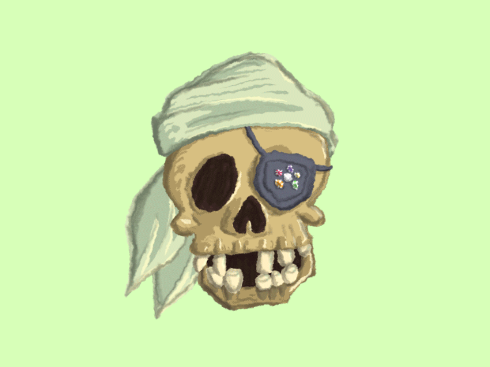 One eyed Willy animated gif animated sticker goonies halloween one eyed willy pirate skeleton skull sticker