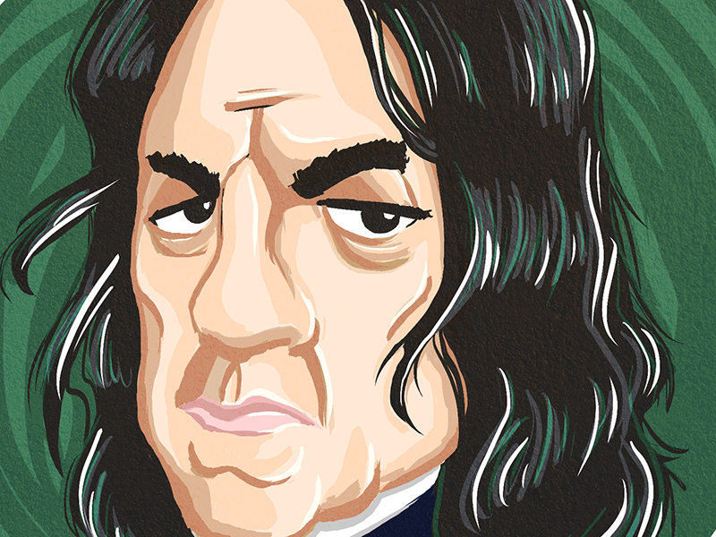 Alan Rickman by Ruben Lara on Dribbble