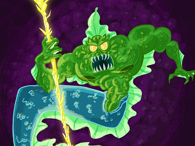 Merman character illustration merman mermay monster