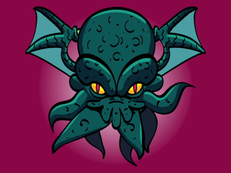 Cthulhu after affects animation cthulhu halloween horror lovecraft monster motion occult tentacles