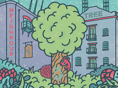 ✨🌳🐿✨ Neighbour's Tree 🌷🏠🌺 album art cheap cover indie joe music musique pop rock song vynil