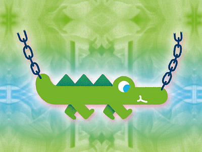 ⛓🐊⛓ Croco ⛓🐊⛓ abstract chain croco crocodile ghetto lacoste necklace texture