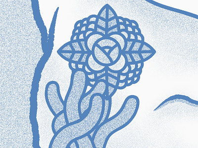🌱🌼🌷🌼🌱 Flower detail 🌱🌼🌷🌼🌱 blue color flower geometric illustration monochromme nature plant shape texture