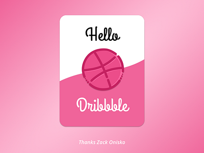 de·but -- /dāˈbyo͞o/ debut dribbble hello