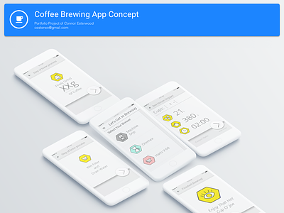 Coffee Brewing App app beans coffee pourover swipes