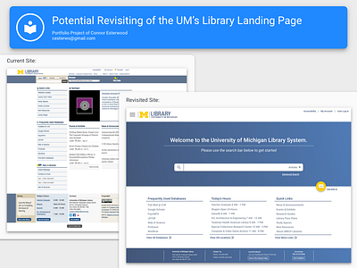 Revisiting The University of Michigan's Library Landing Page