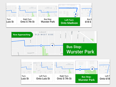 AV Bus Navigation Panel autonomous av bus bus free freebie map maps navigation self driving transit