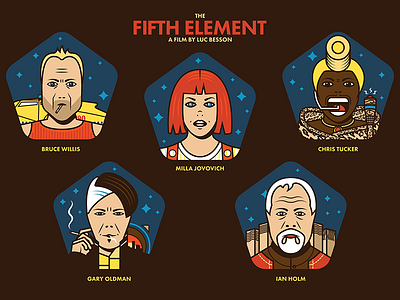 The Fifth Element By Nathan Sparks On Dribbble