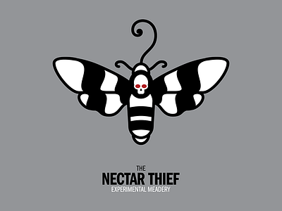 the Nectar Thief icon meadery moth skull sphynx moth wine