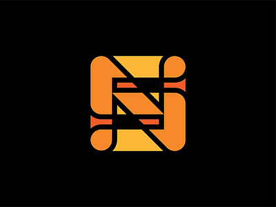 Nathan Sparks Monogram icon lettermark logo monogram