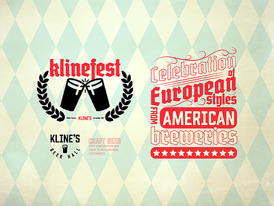 Klinefest 2018 beer craft beer design european german graphic design logo oktoberfest typography
