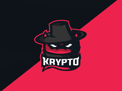 "Krypto" Client eSports Mascot branding esports kenveloart krypto mascot sports