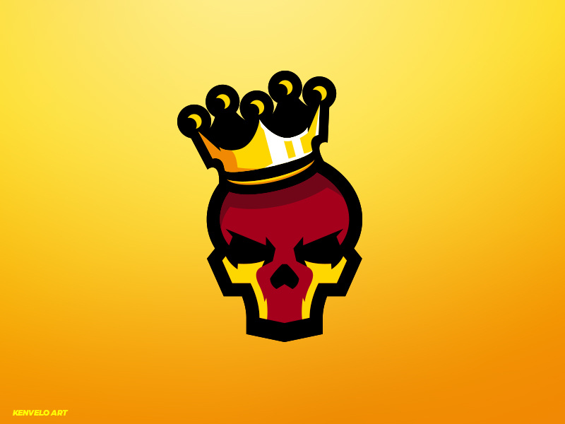 Diablo Crown Pre-Made Mascot (For Sale) by alexandru marian on Dribbble