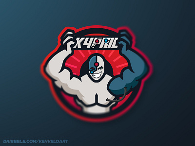 "K4pril" Client eSports Mascot branding client esports k4pril kenveloart mascot sports