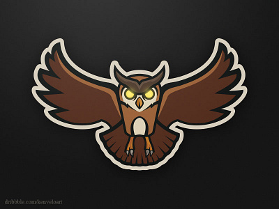 "Owlieh" Client eSports Mascot branding client esports kenveloart mascot owl owlieh sports