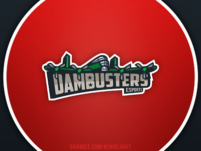 "Dambusters" Client eSports Mascot bomber branding client dambusters esports kenveloart lancaster mascot plane sports
