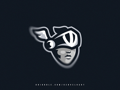 Divine Pre-Made Mascot (For Sale) angel branding divine esports for sale guardian illustration kenveloart mascot sports