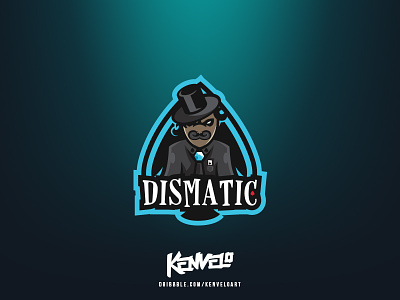 "DisMatic" Client eSports Mascot branding dismatic esports illustration joker kenveloart logo magic mascot