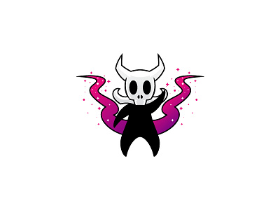 Demon branding client cute demon devil esports gradient kenveloart mascot purple skull sports