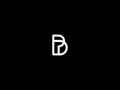 BPD Logo adobe b black branding d for sale identity kenveloart letter logo p typography