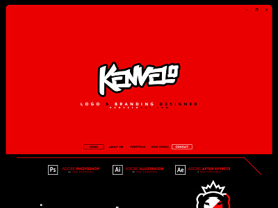 KENVELO - Personal web design branding design designer kenvelo logo ui ux web