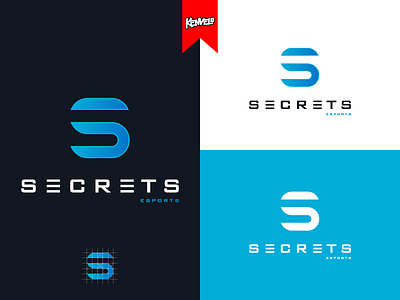 SECRETS eSports adobe b book branding c cc identity illustration kenveloart letter logo typography