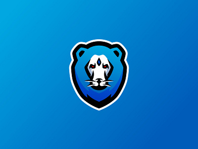 Polar Lion Pre-Made Mascot (For Sale) branding design esports for sale identity illustration kenvelo kenveloart lion lion head logo mascot polar pre made sports vector