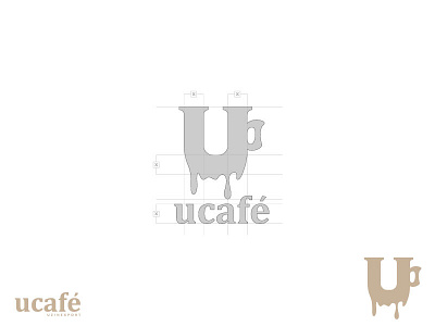 ucafe black branding cafe cafe logo client cup design icon identity illustration kenvelo kenveloart logo typography u vector