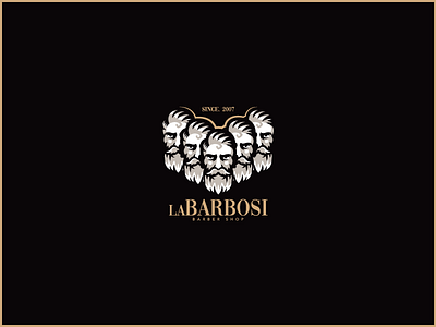 La Barbosi branding design for sale identity illustration kenvelo kenveloart logo mascot vector