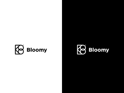 Bloomy b branding design icon identity kenvelo kenveloart lettermark logo typography vector