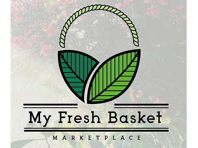 My Fresh Basket basket branding design freelance fresh logo logo design vegetables