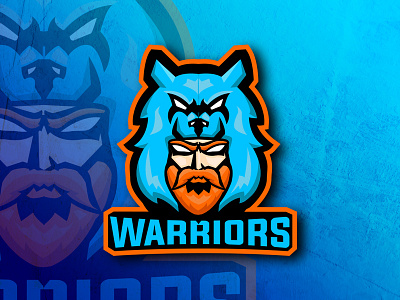 Warriors - Mascot Logo esports fortnite gaming graphic design logo mascot sports vector warriors