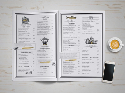 newspaper menu vol.2 menu typography